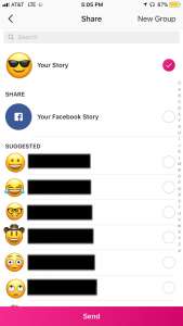 Funkcja Facebooka Instagram 1