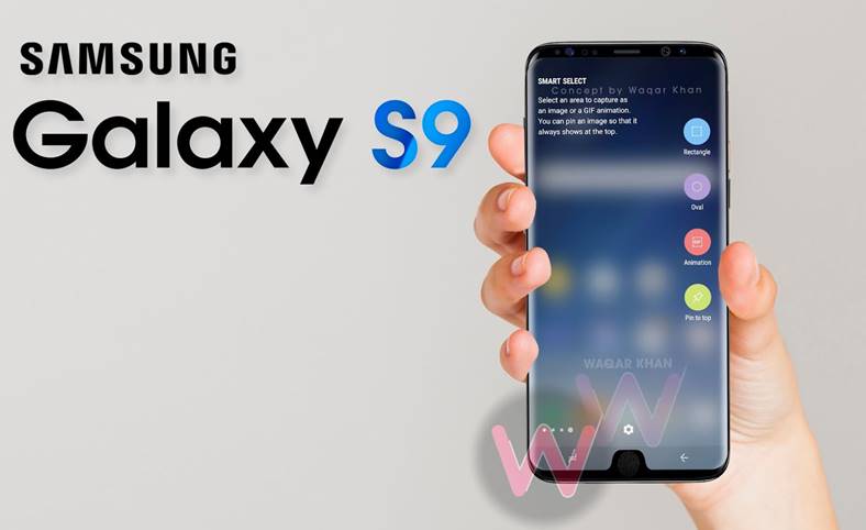 Samsung Galaxy S9 sormenjälkilukija