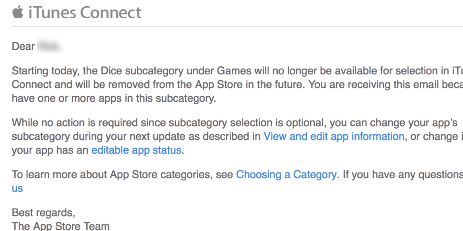 app store categorii