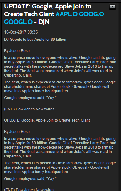 Google achète Apple 1