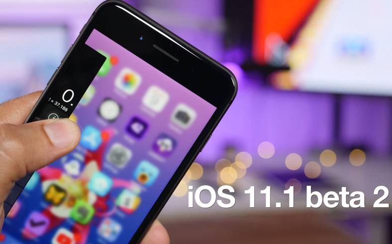 iOS 11.1 beta 2 iPhonen akunkesto