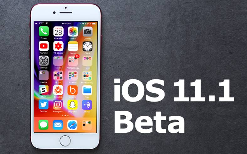 iOS 11.1 beta 3 na iPhonie