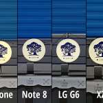 iPhone 8 Plus Nota 8 LG G6 Xperia XZ1 cámara 3