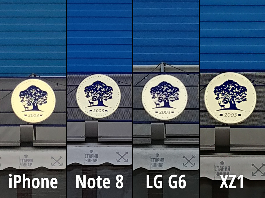 iPhone 8 Plus Note 8 LG G6 Xperia XZ1 appareil photo 3