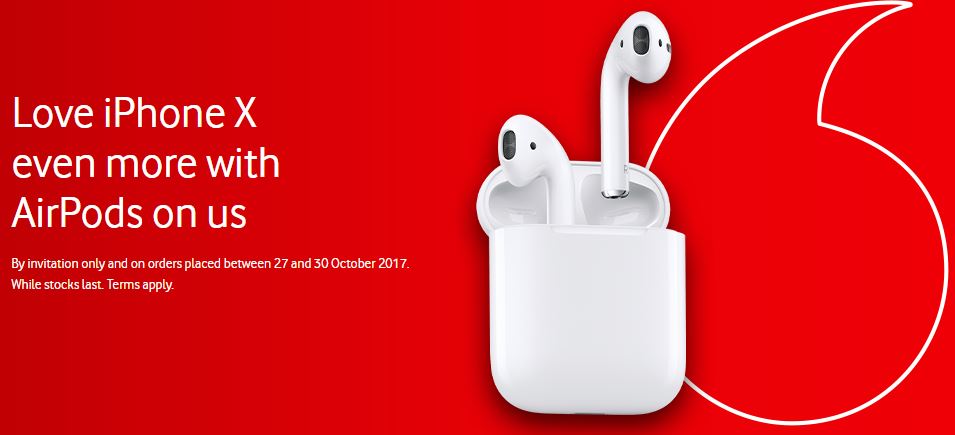 AirPod iPhone X gratuits