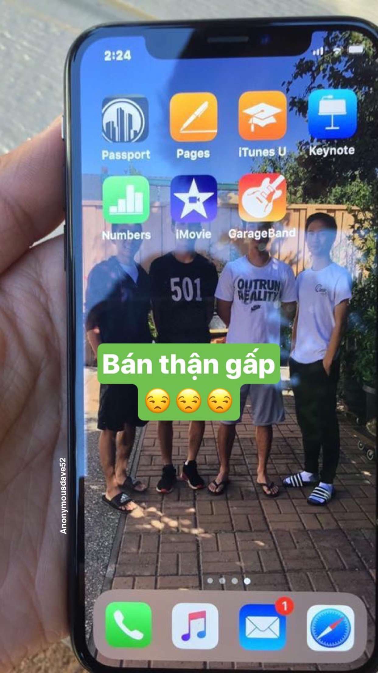 iPhone X sorte billeder