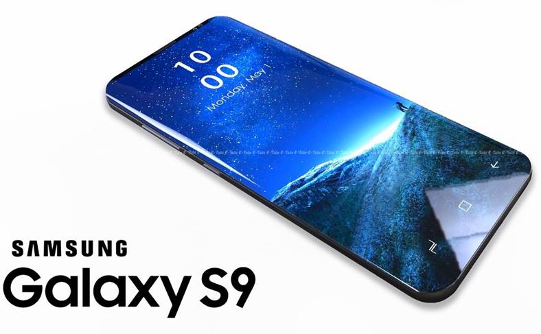 Ontwerpafbeeldingen van de Samsung Galaxy S9