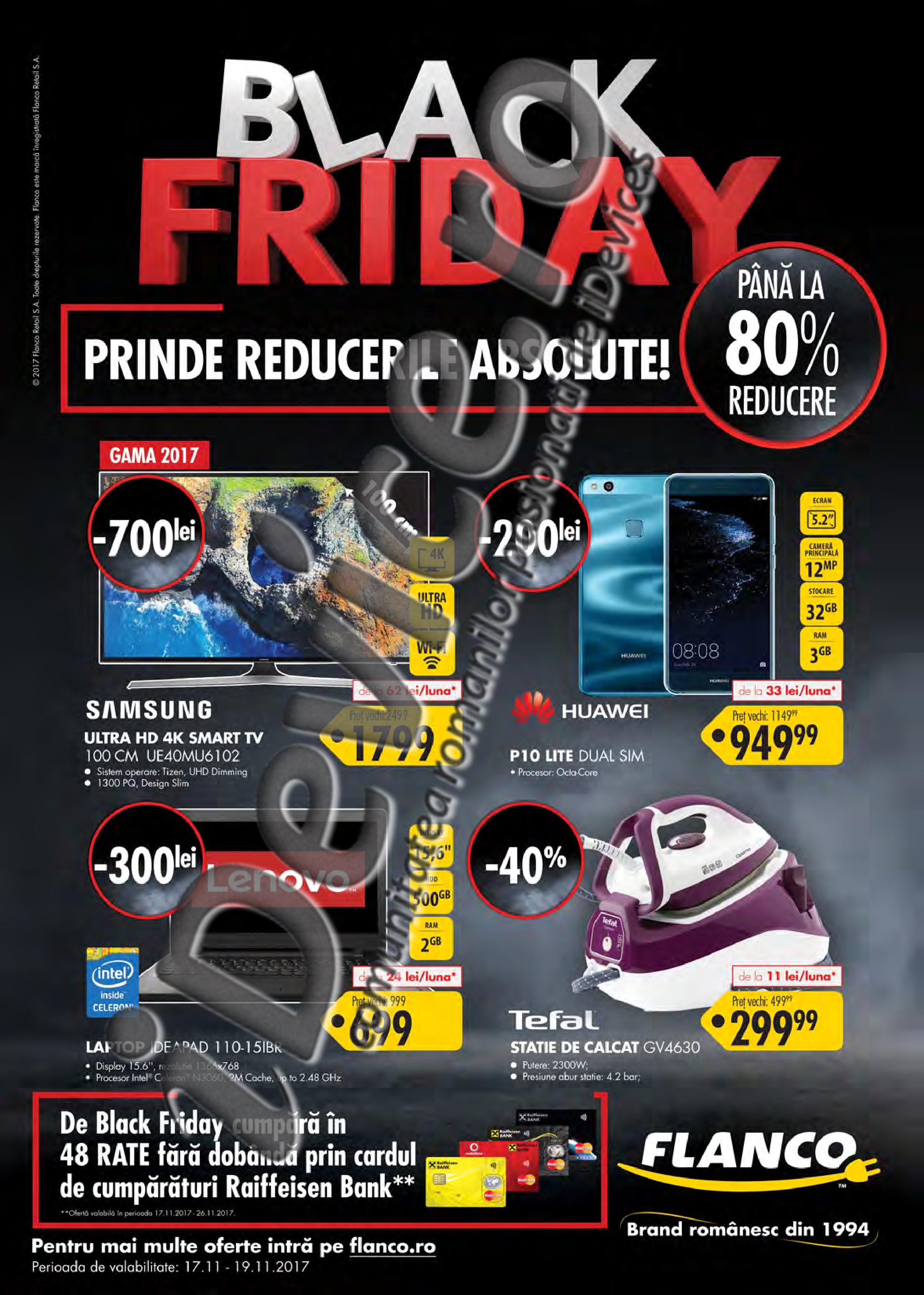 Catálogo de descuentos Flanco Black Friday 2017