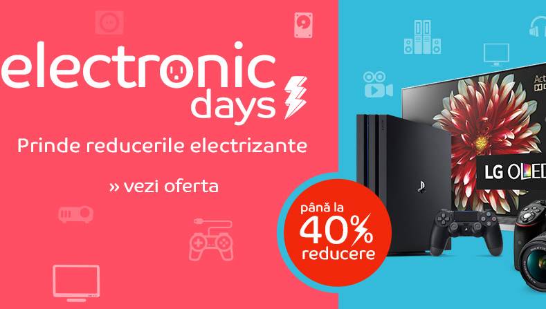 eMAG 1 noiembrie Oferte Electronic Days