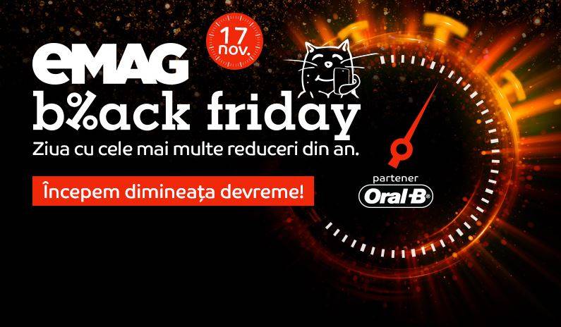 eMAG Black Friday-försäljning 6 timmar