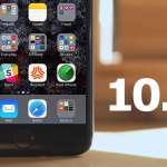 iOS 10.3.3 asennettu iPhone