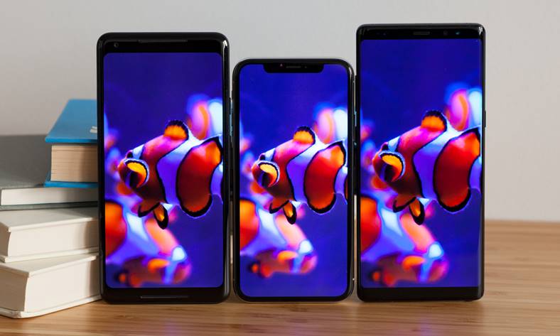 iPhone X OLED-näyttö Note 8 Pixel 2