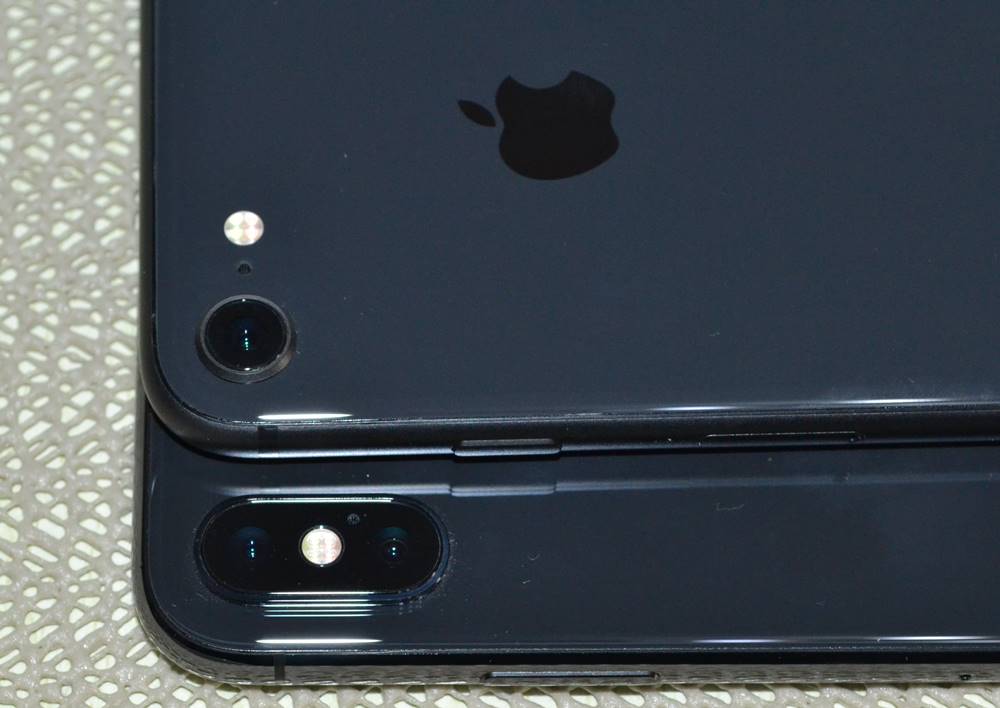 iPhone X ontwerp iPhone 8 vergelijking 7