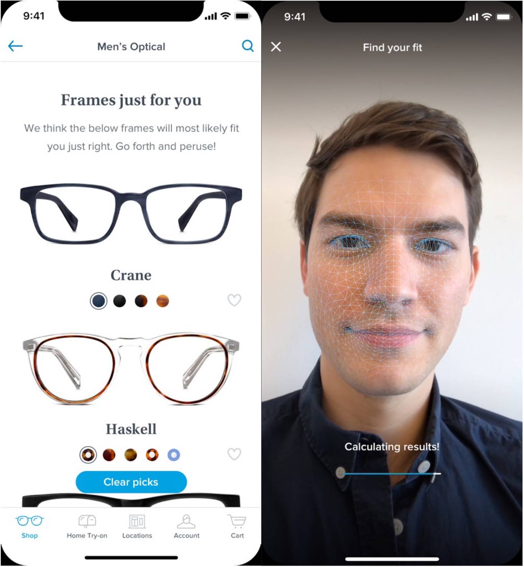 iPhone X face ID ochelari