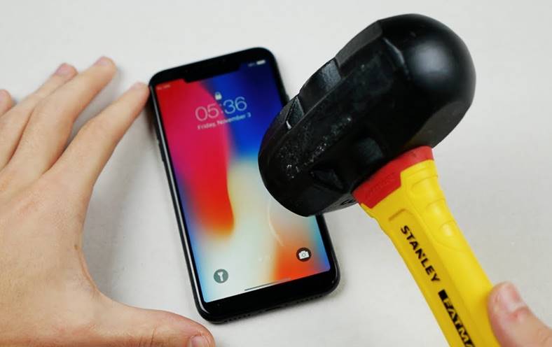 Prueba de resistencia del iPhone X