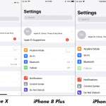 iPhone X vs iPhone 8 Plus Rozdzielczość wyświetlania obrazów 1
