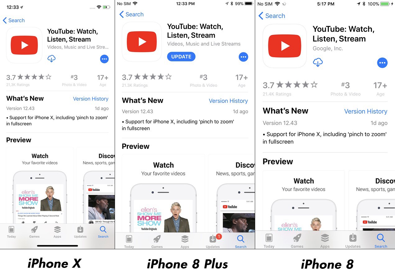 iPhone X vs iPhone 8 Plus Impact Resolution Display Images 10