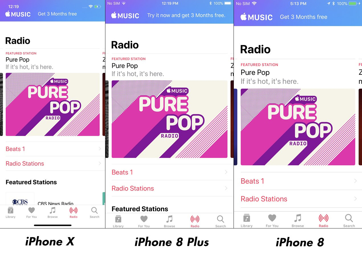 iPhone X vs iPhone 8 Plus Impact Resolution Display Bilder 5