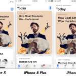 iPhone X vs. iPhone 8 Plus – Auswirkungen auf die Auflösung der Anzeigebilder 6