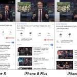 iPhone X vs iPhone 8 Plus Impact Resolution Display Bilder 9