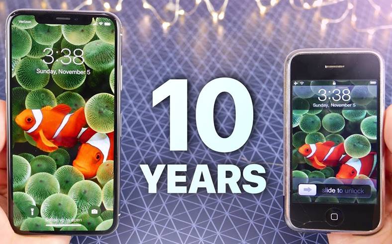 iPhone X modele iPhone 10 lat