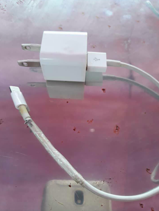 młoda kobieta poraziła prądem iPhone 6
