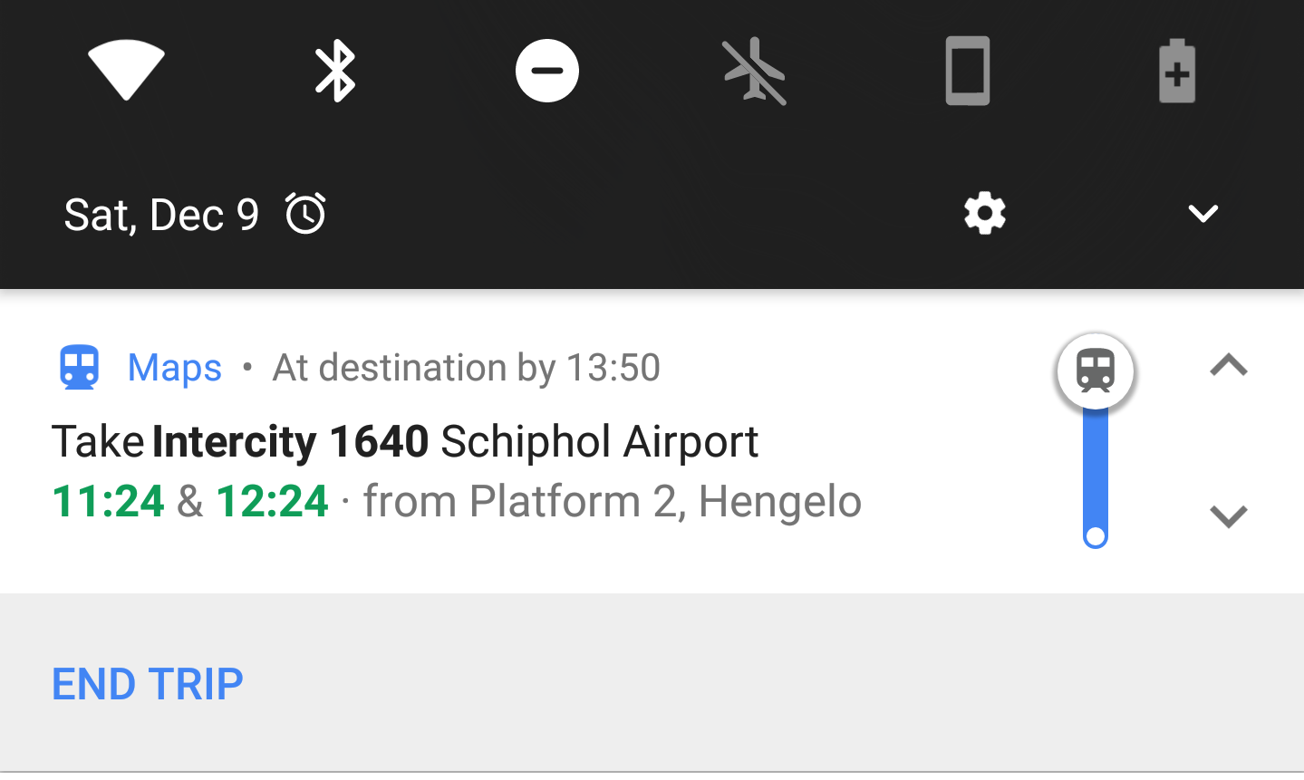 Stazione di allerta di Google Maps