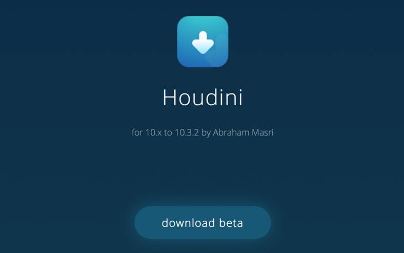 Houdini iOS 10-jailbreak