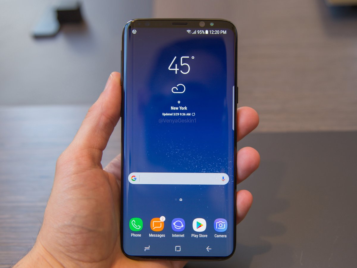 Conceptontwerp van de Samsung Galaxy S9