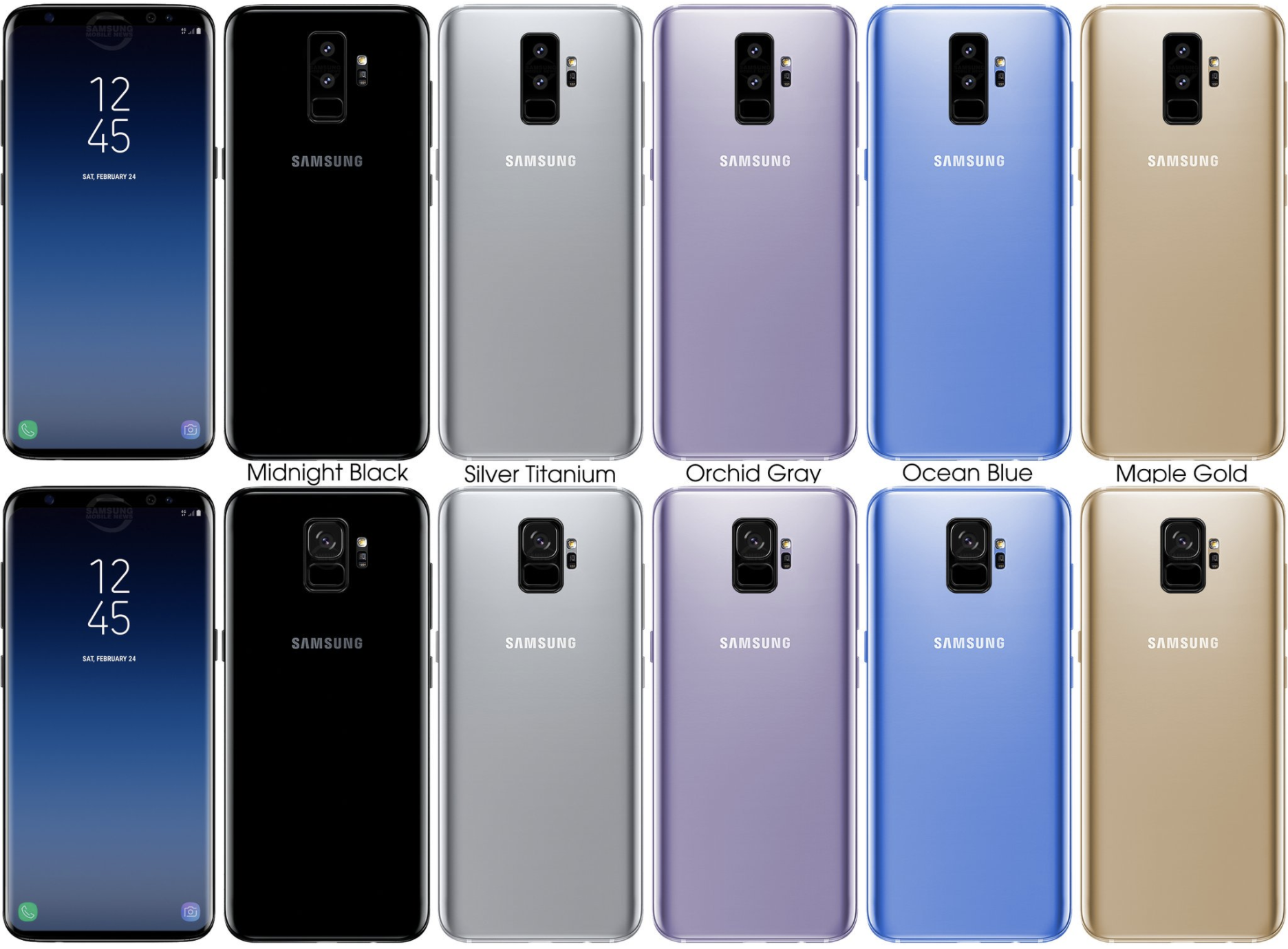 Unterschiede beim Samsung Galaxy S9 Plus