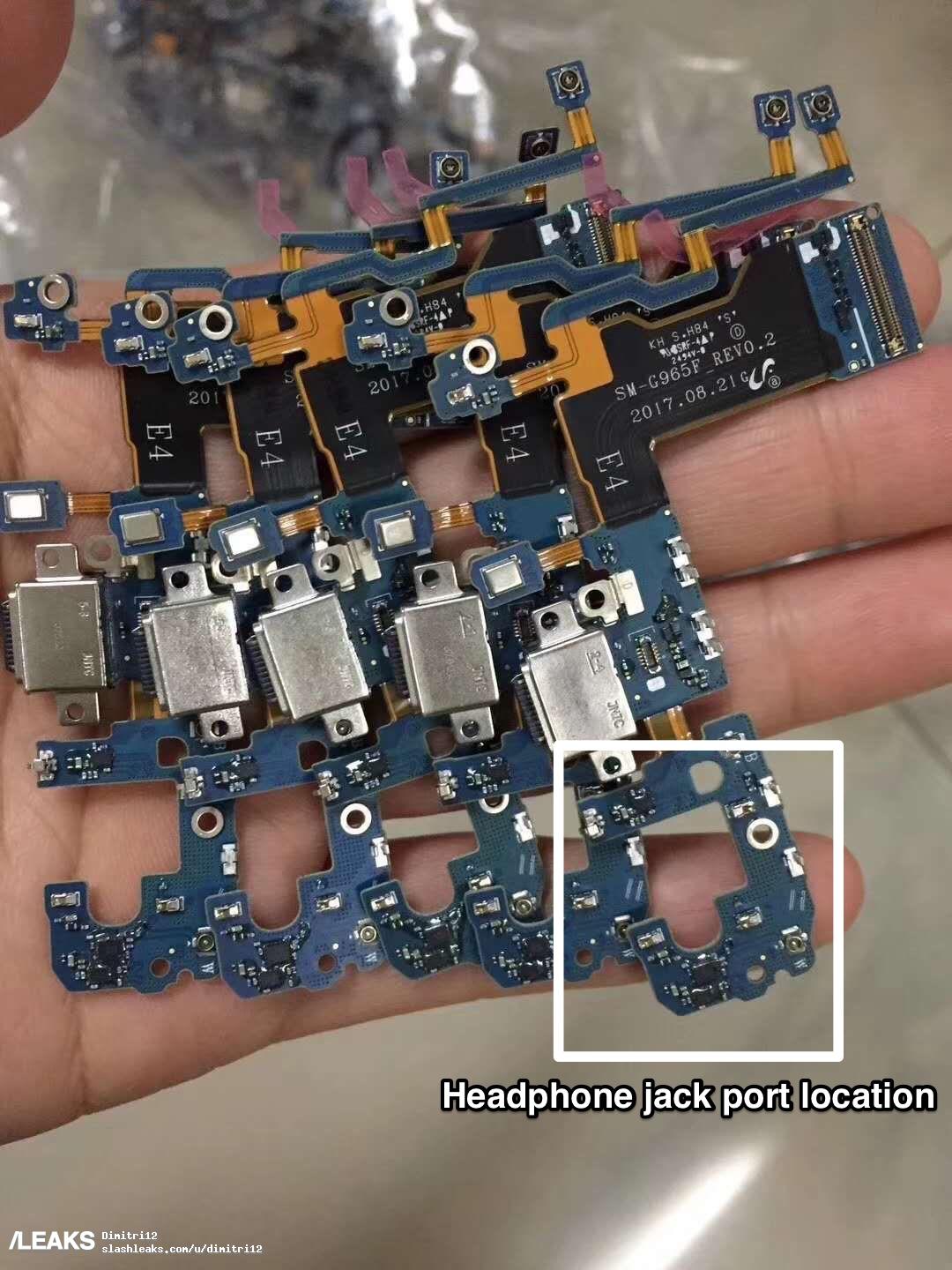 Samsung Galaxy S9 secret port audio 3.5mm
