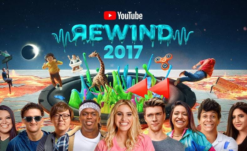 YouTube spole tilbage 2017
