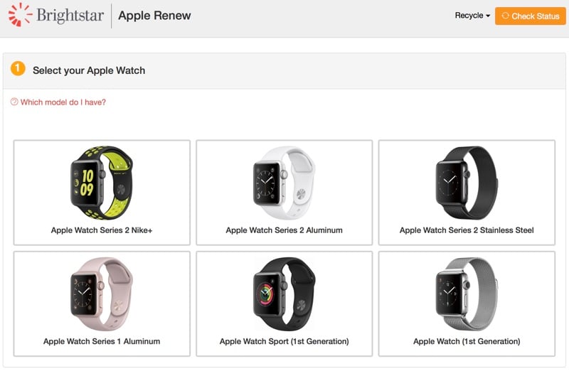 apple watch reciclare