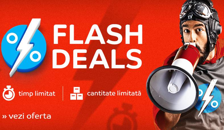 Ofertas flash de eMAG. Descuentos excepcionales