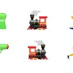 iOS 12 caractere emoji inversate