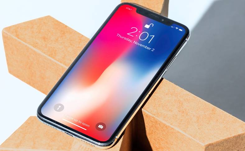 Recorte de pantalla del iPhone 2018