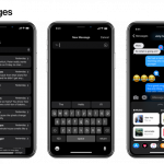 Concept 3 du mode sombre de l'iPhone X