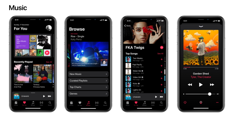 iPhone X Dark Mode concept 6