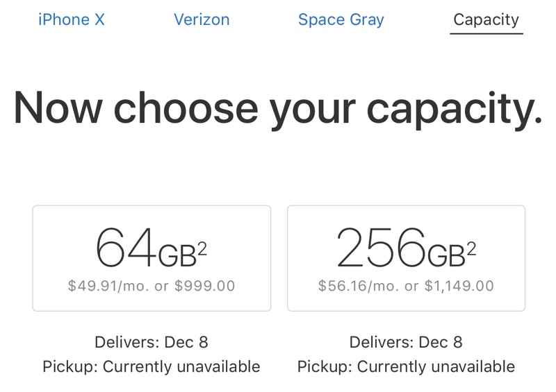 iPhone X hurtig levering jul