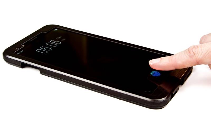 phone screen fingerprint reader