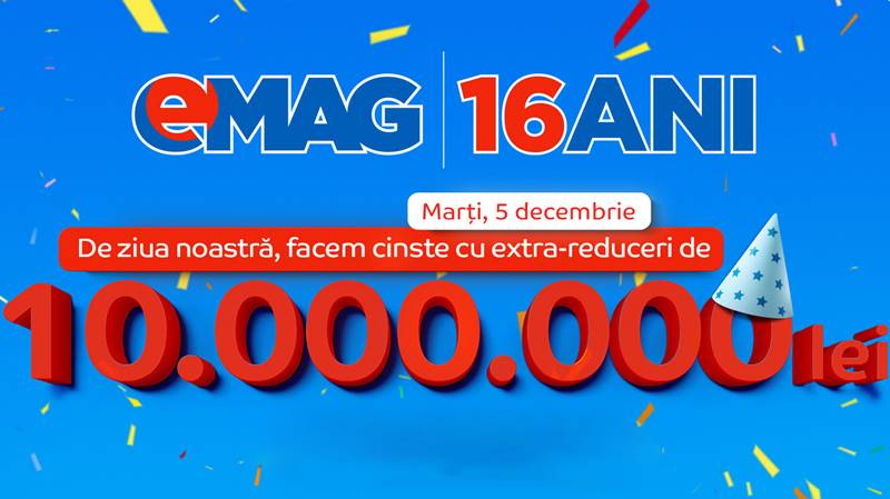 emag discount day 16 years