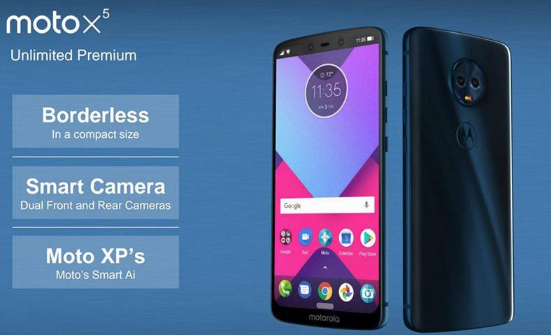 Motorola Moto X5 copie iPhone X