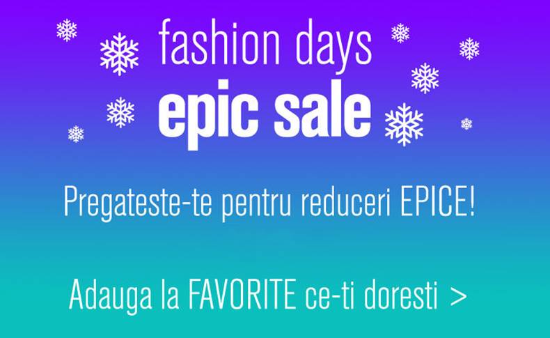 remises sur les soldes épiques des Fashion Days