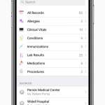 iOS 11.3 medical information