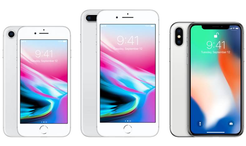 iPhone X mindre försäljning iPhone 8