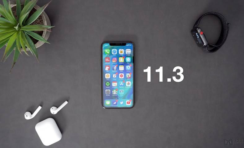 ios 11.3 solves the embarrassing problem