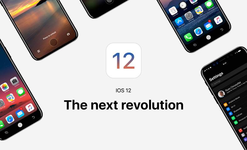 Cambios en el concepto de iPhone de iOS 12