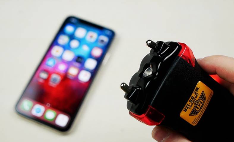 iphone x urządzenie do porażenia prądem