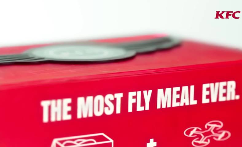 kfc drone box wings