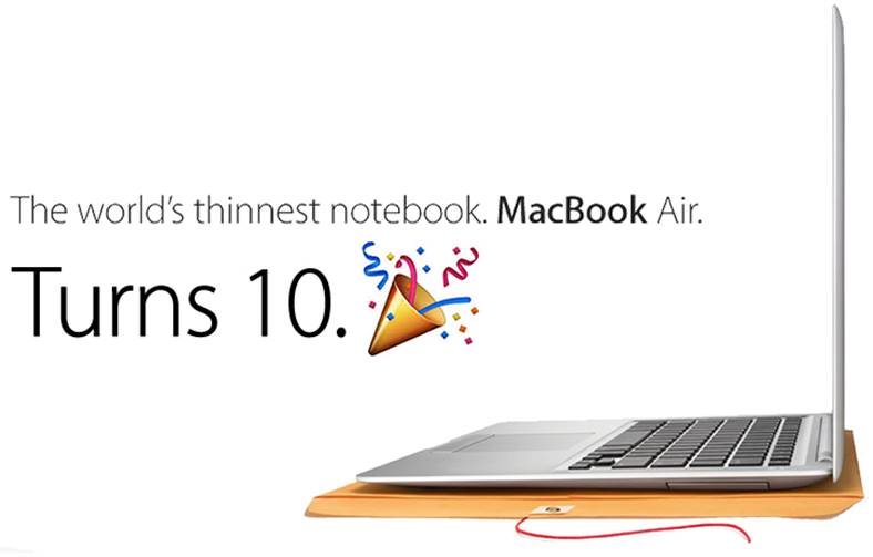 MacBook Air 10 jaar